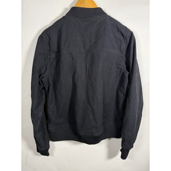 Carhartt Rugged Flex Bomber Jacket Womens Small Black Canvas Full Zip 102524-W - Picture 4 of 8